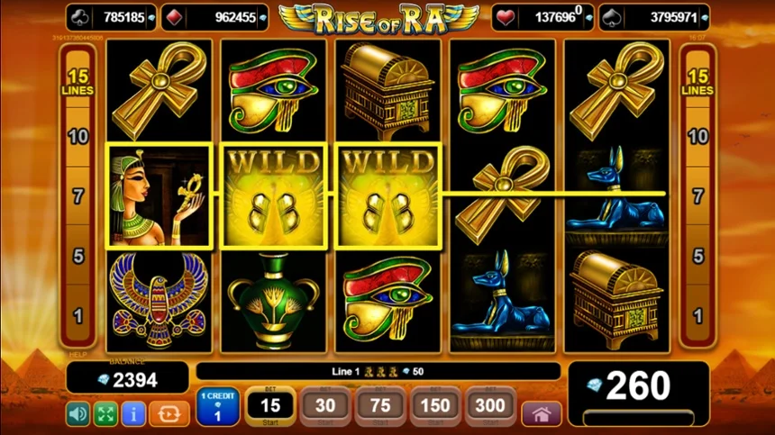 Joacă gratis Rise of Ra
