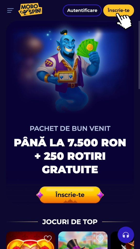 Deschide platforma cazinoului