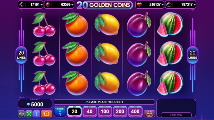 Joacă gratis 20 Golden Coins