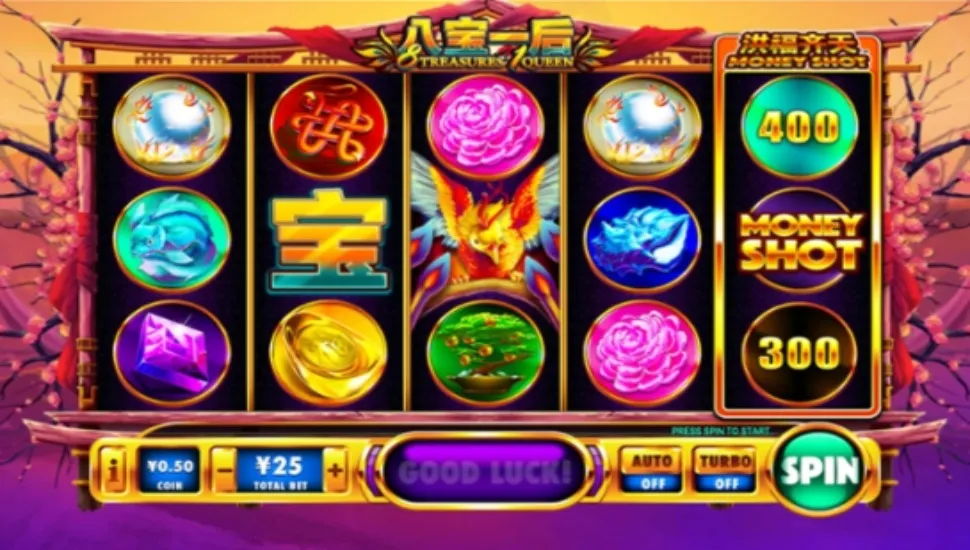 Joacă gratis 8 Treasures 1 Queen