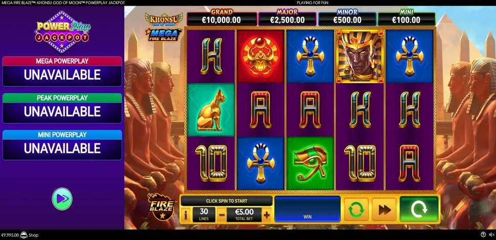 Joacă gratis Khonsu God of Moon Mega Fire Blaze