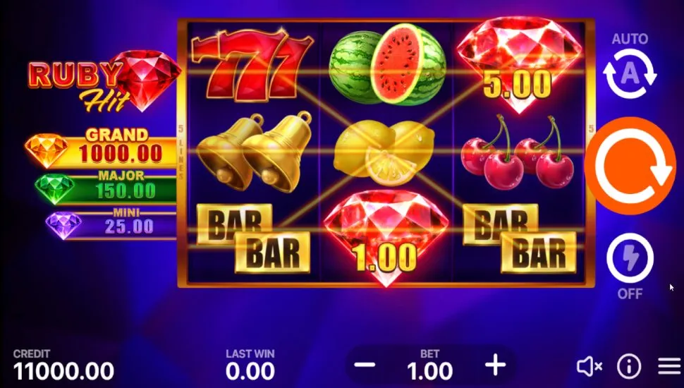 Joacă gratis Ruby Hit