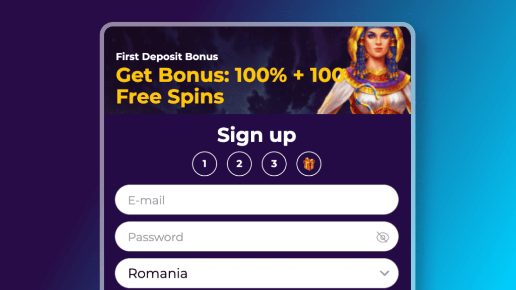 Apasă butonul „Creare Cont”
