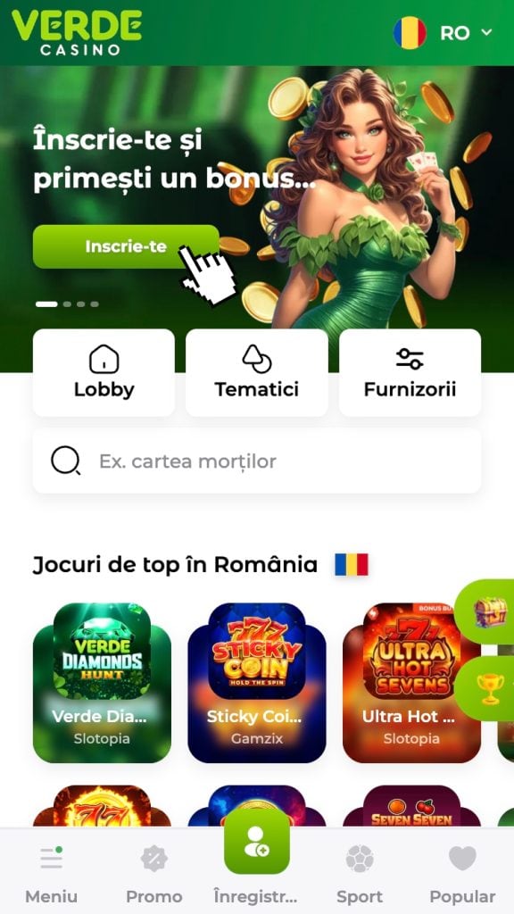 Accesează site-ul