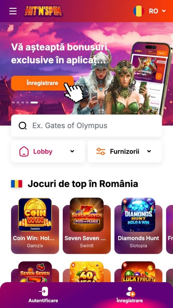 Apasă butonul "Înregistrare" 