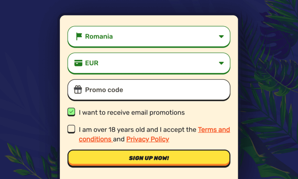 Completează câmpurile goale cu datele solicitate