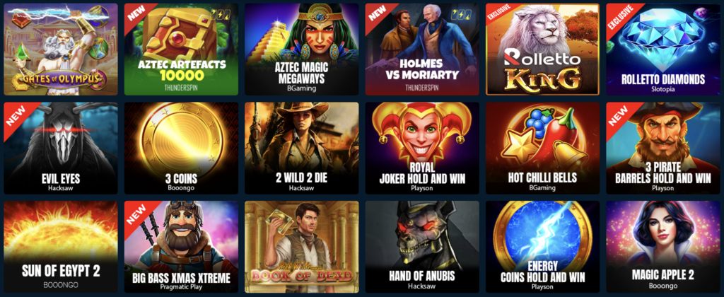 Rolletto Casino sloturi