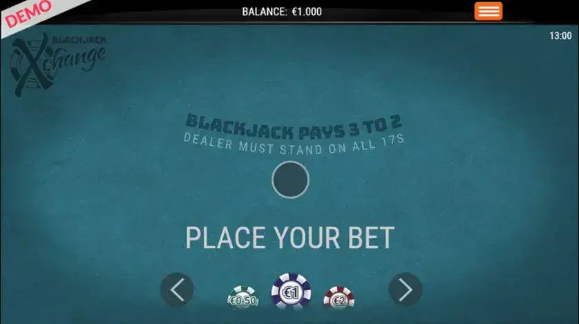 Joacă gratis Blackjack Xchange