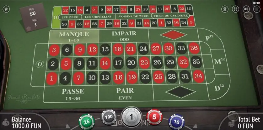 Joacă gratis French Roulette