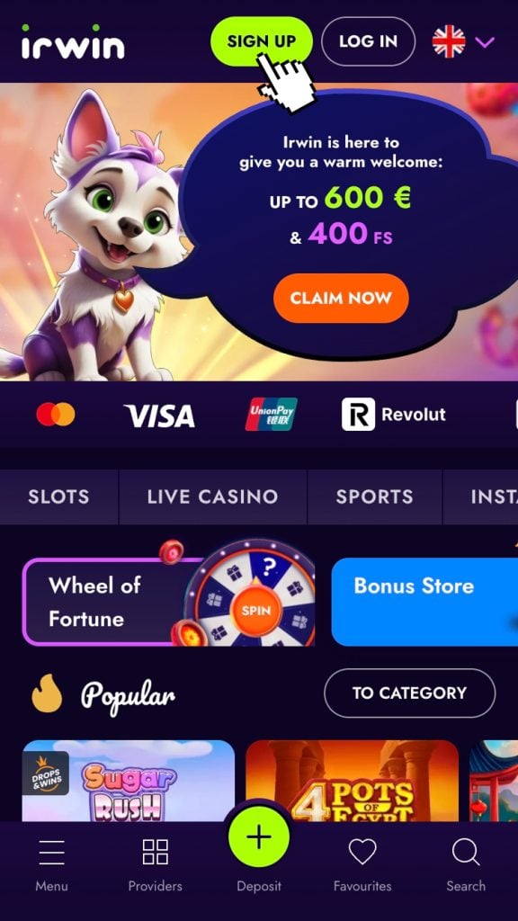 Accesează site-ul cazinoului