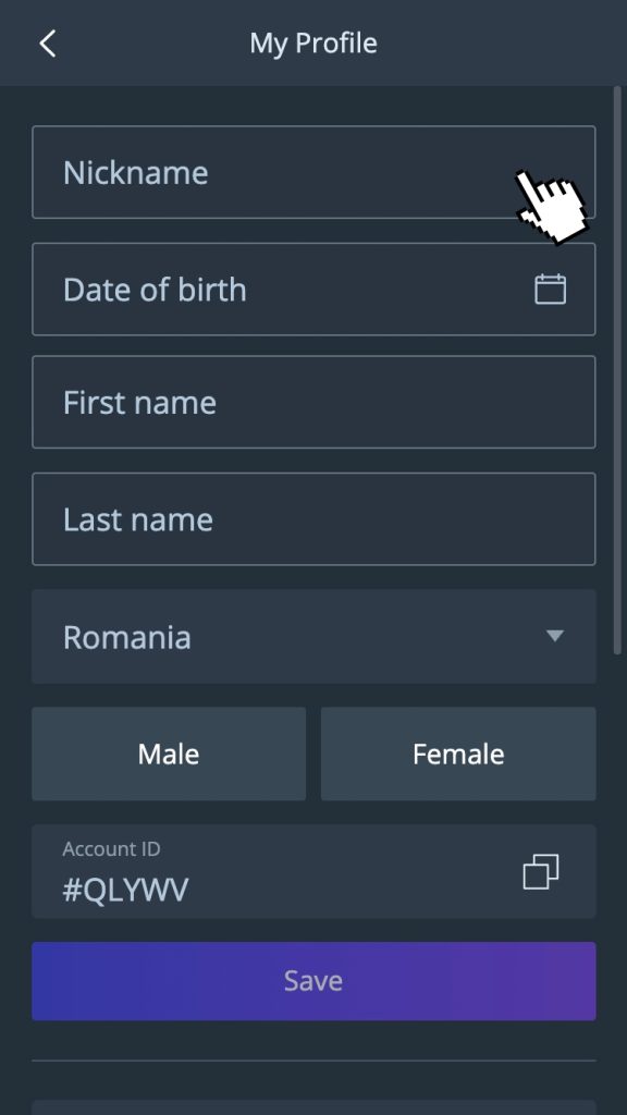 Completează datele personale