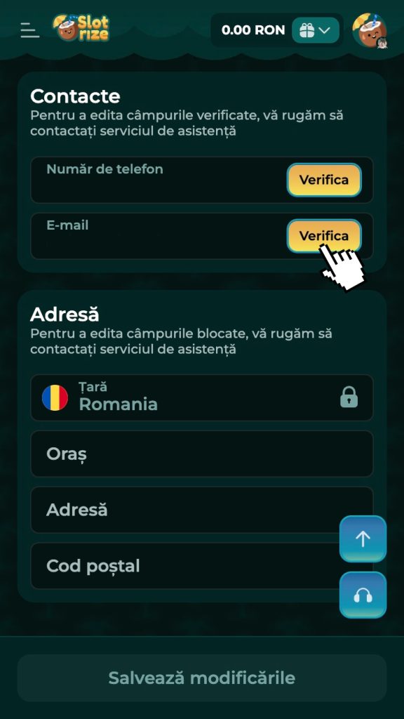 Verifică adresa de email