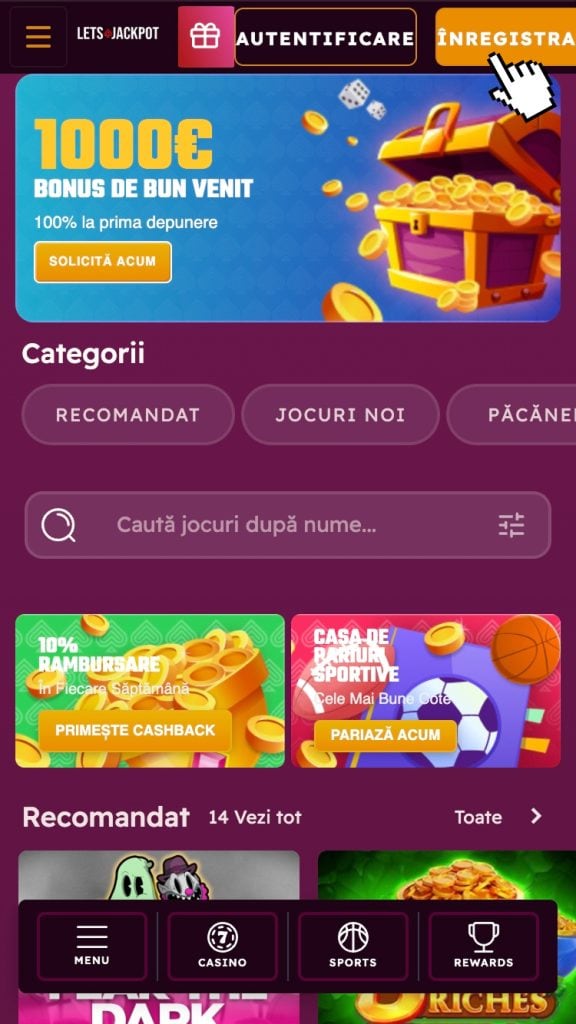 Accesarea site-ului